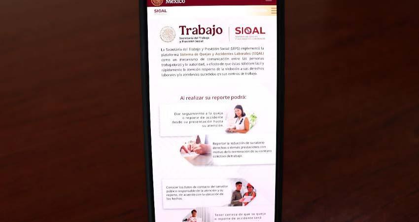 Presenta STByDS el Sistema de Quejas y Accidentes Laborales en BCS