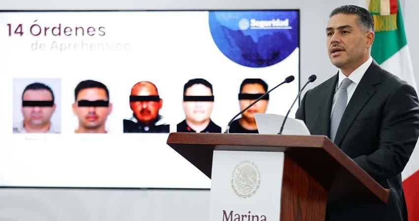 Fueron 14 empresarios y marinos detenidos por huachicol, confirma Harfuch