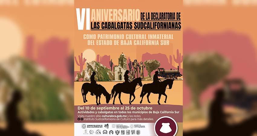 Las cabalgatas son patrimonio cultural en Baja California Sur: ISC