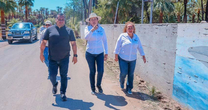 Alcaldesa Edith Aguilar activó protocolo de emergencias, las intensas lluvias en Mulegé