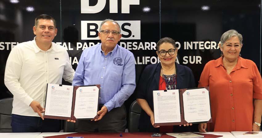 UABCS y SEDIF BCS firman convenio de colaboración para fortalecer la formación con enfoque de democracia familiar