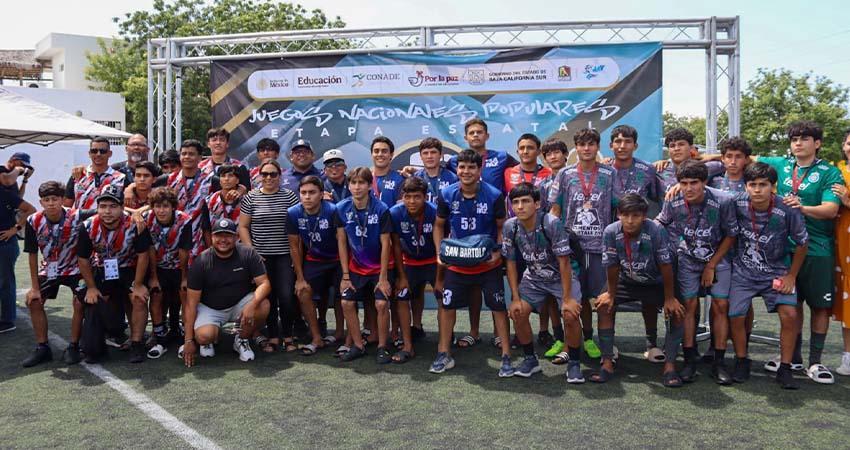 Se proclaman campeones los selectivos paceños de fútbol 6x6 varonil
