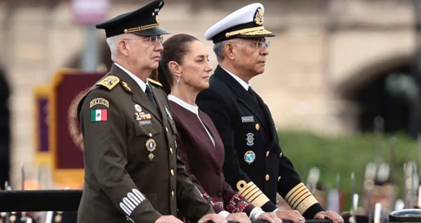 Sheinbaum resalta la defensa de la soberanía en su primer desfile militar