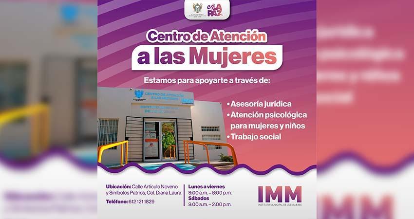 IMM ofrece servicios gratuitos de apoyo a mujeres en situación de violencia