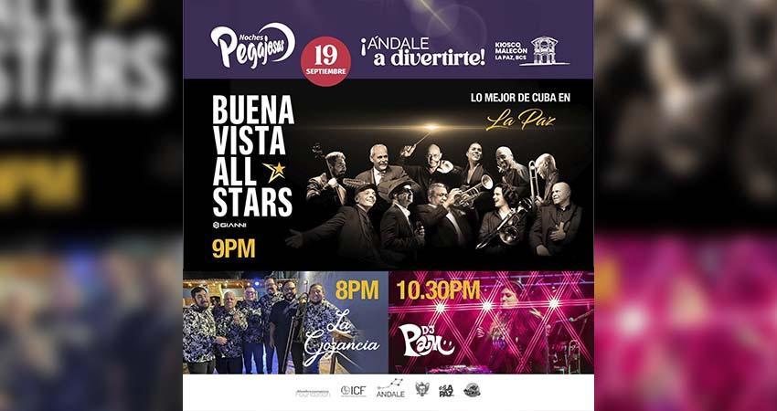 Buena Vista All Stars se presentará en la edición de septiembre de Noches Pegajosas