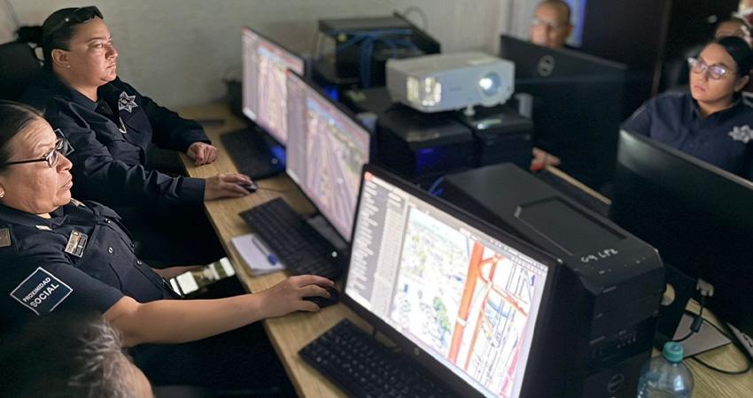 Capacitan a Policías Estatales en atención al fortalecimiento del sistema de videovigilancia