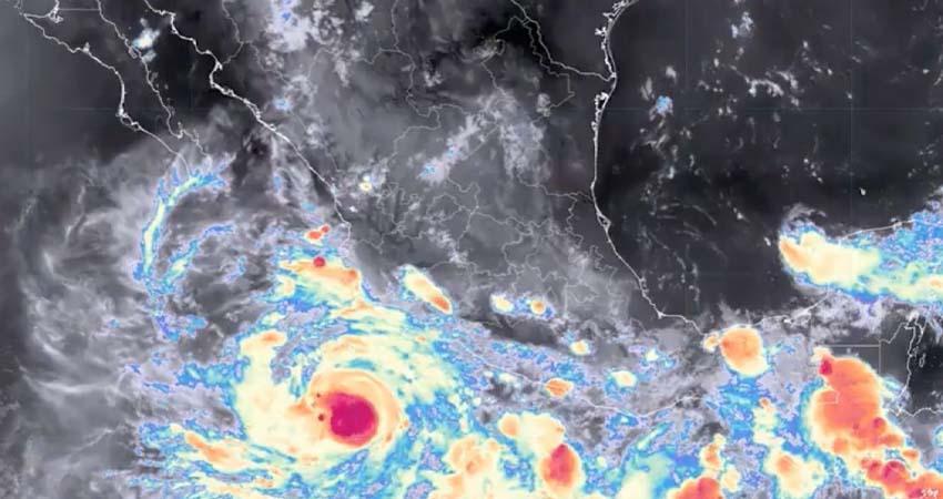 Huracán Narda mantiene categoría 1 y genera oleaje elevado en el Pacífico