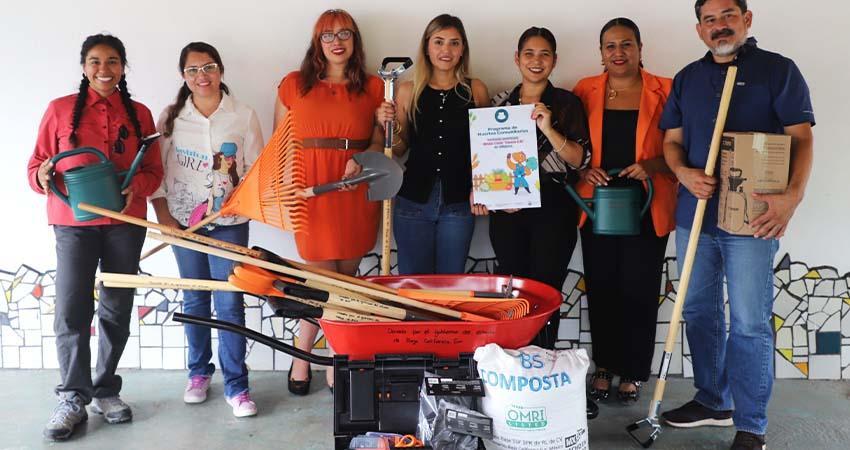 Implementa Gobierno del Estado huerto comunitario en refugio de ISMUJERES