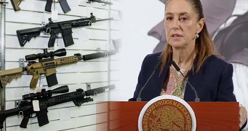 Sheinbaum destaca importancia de la ‘Misión Firewall’ para controlar el tráfico de armas ilegales