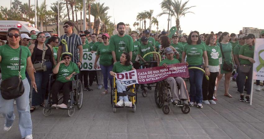 Se lleva a cabo en La Paz la 5ta marcha por la inclusión