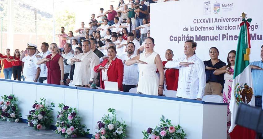 Celebra el Congreso de BCS el 178 aniversario de la defensa heroica de Mulegé