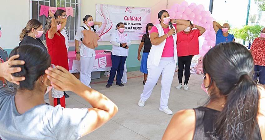 Impulsa la Secretaría de Salud autoexploración de mamas entre mujeres sudcalifornianas