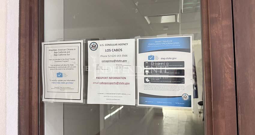Agencia Consular de Estados Unidos en Los Cabos opera con normalidad, pese a falta de presupuesto