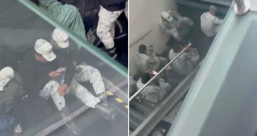 Denuncian presencia de la Guardia Nacional en el Senado