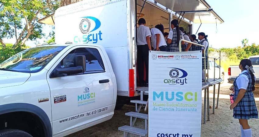 Más de 2 mil 800 niños y niñas participan en módulos itinerantes de ciencia y tecnología en BCS