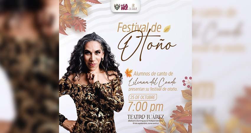 Invita Gobierno Municipal de La Paz al Festival de Otoño en el Teatro Juárez
