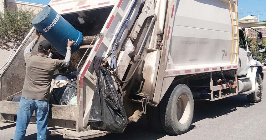 Recolectó Dirección de Sustentabilidad más de 2,300 toneladas de basura en hogares de La Paz