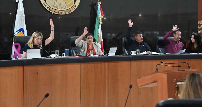 Rechaza Congreso de BCS las cuentas públicas 2023 de ayuntamientos municipales y organismos descentralizados