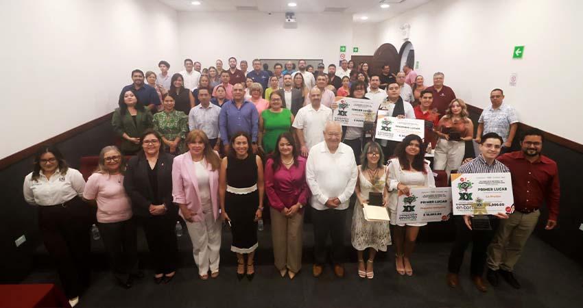 Gobernador Castro Cosío premia a jóvenes talentos en la etapa estatal del Concurso Nacional Transparencia en Corto 2025