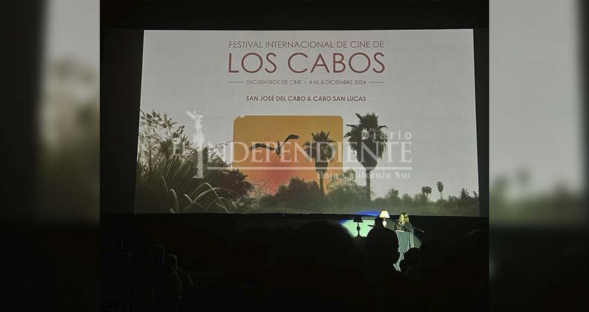 Presentan adelanto de la cartelera para el Festival Internacional de Cine de Los Cabos