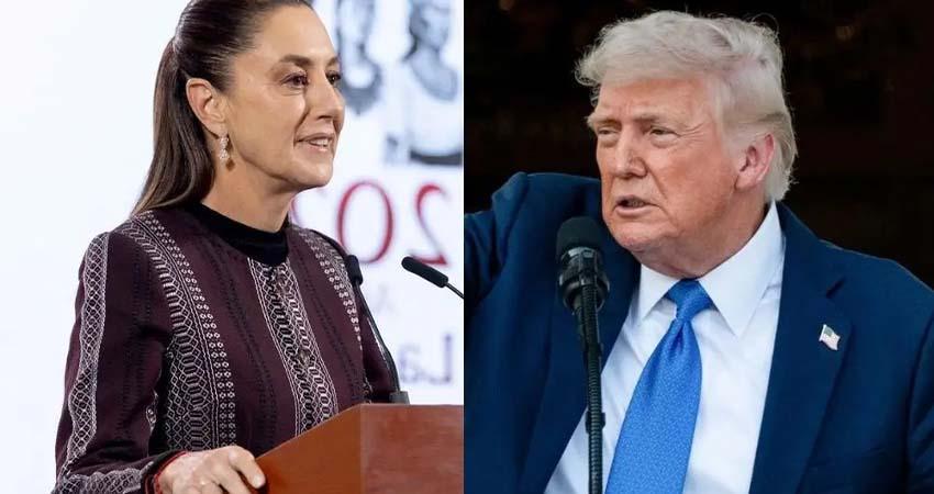 Trump, satisfecho con la coordinación con Sheinbaum, pero pide hacer más contra carteles