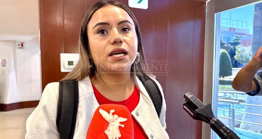 Solo con voluntad política avanzará el desafuero en BCS: diputada Vázquez Jacinto