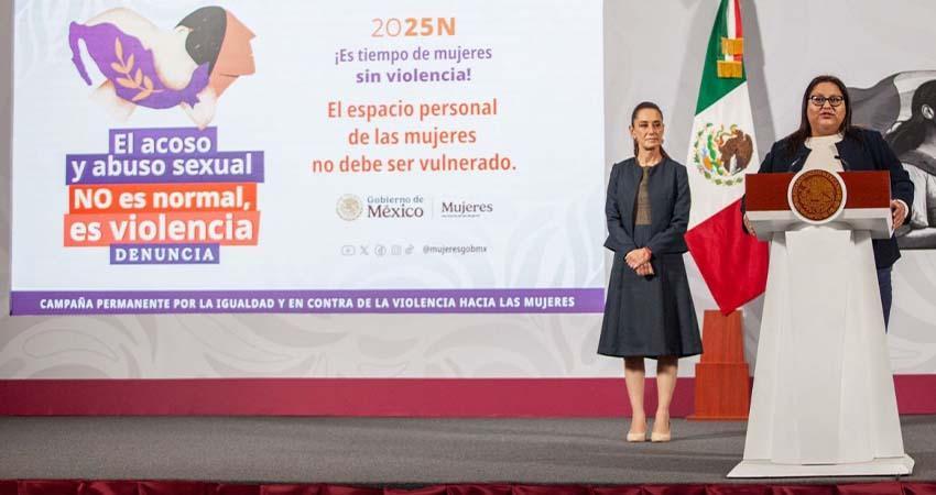 Secretaría de las Mujeres anuncia plan contra el abuso sexual tras caso de Sheinbaum