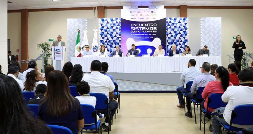 Inicia en la UABCS el 4° Encuentro Internacional y 17° Nacional de Sistemas Computacionales, en el marco del CONTIE 2025