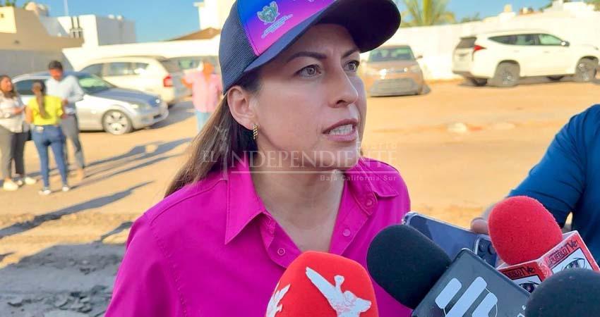 Recorte federal de recursos a La Paz se compensa con obras como la presa: Milena Quiroga
