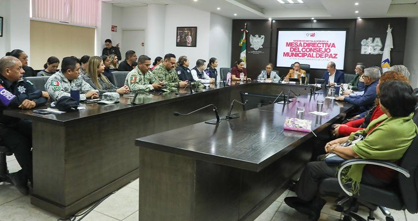 Encabeza Milena Quiroga instalación del Consejo Municipal de Paz