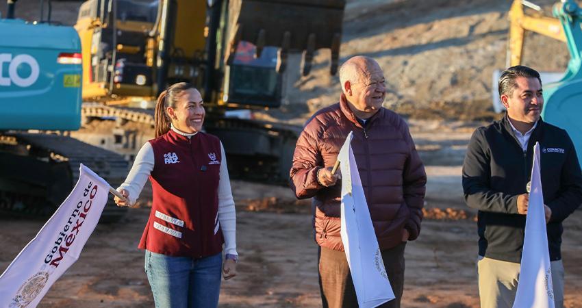 Encabeza Milena Quiroga inicio de obra histórica de la presa “El Novillo”