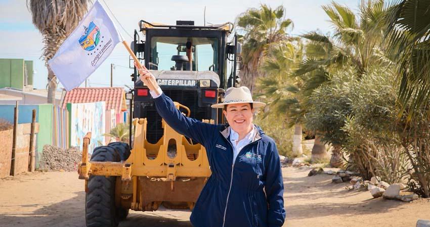 Edith Aguilar pone en marcha obra histórica para Bahía Asunción