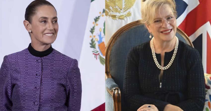 Sheinbaum niega investigación contra exembajadora de México en Reino Unido pese a denuncias