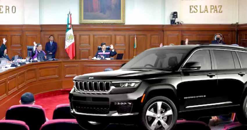 SCJN compra camionetas de hasta 1.7 millones para cada ministro