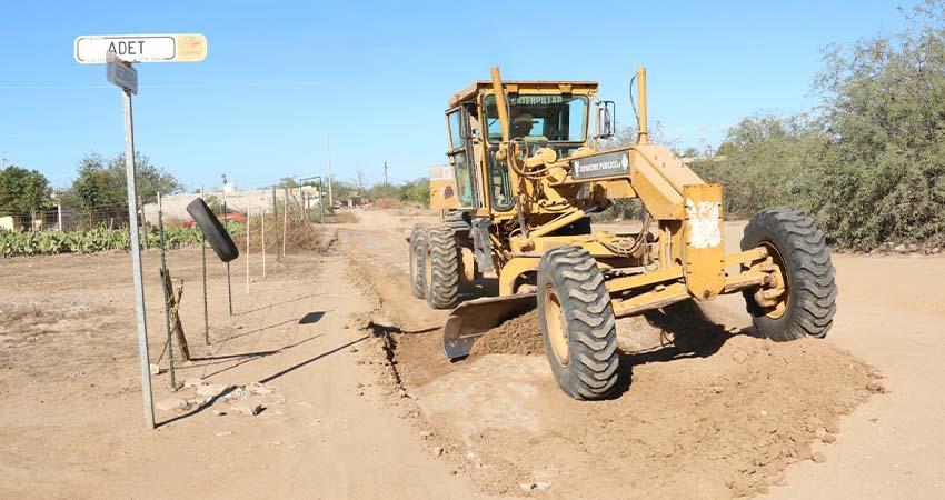 Ayuntamiento de La Paz ha rehabilitado más de 23 kilómetros de calles de terracería