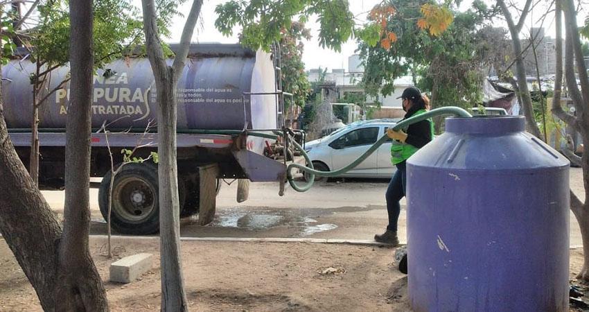 Más de 200 mil litros de agua tratada son reutilizados por Servicios Públicos con la Pipa Púrpura