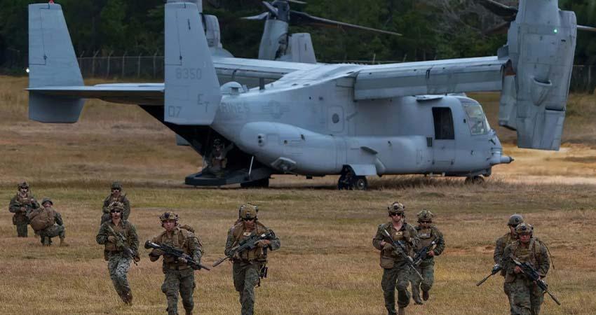 Senado avala entrada de marines estadounidenses