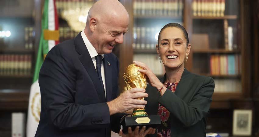 Presidente de la FIFA: confianza total en México y Sheinbaum para el Mundial, pese a violencia