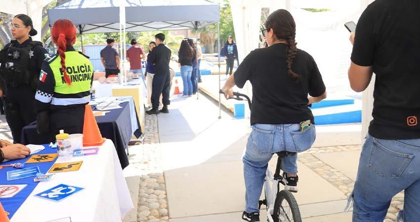 Realiza UABCS nueva edición de la Feria Interinstitucional de Educación Vial 2026