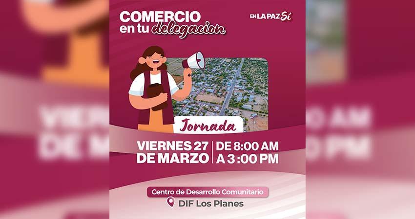 Súmate a la Jornada “Comercio en tu Delegación” y regulariza tu negocio en la delegación de Los Planes