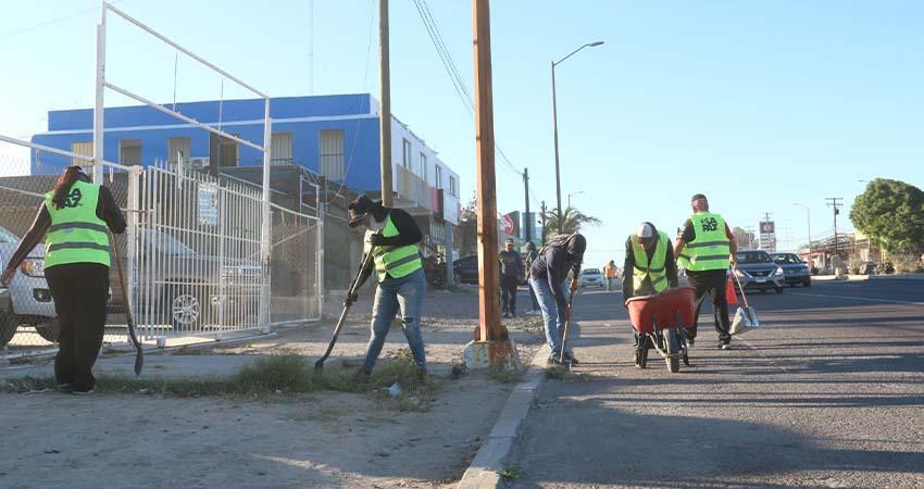 Más de 91 kilómetros son atendidos por el equipo de Empleo Temporal de La Paz