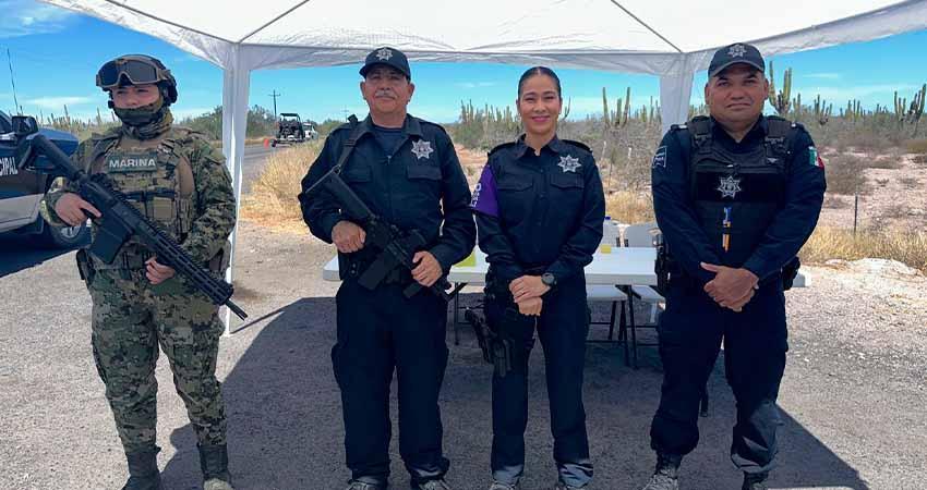 Fortalecen  operativo de Semana Santa en La Paz con presencia en playas, carreteras y accesos