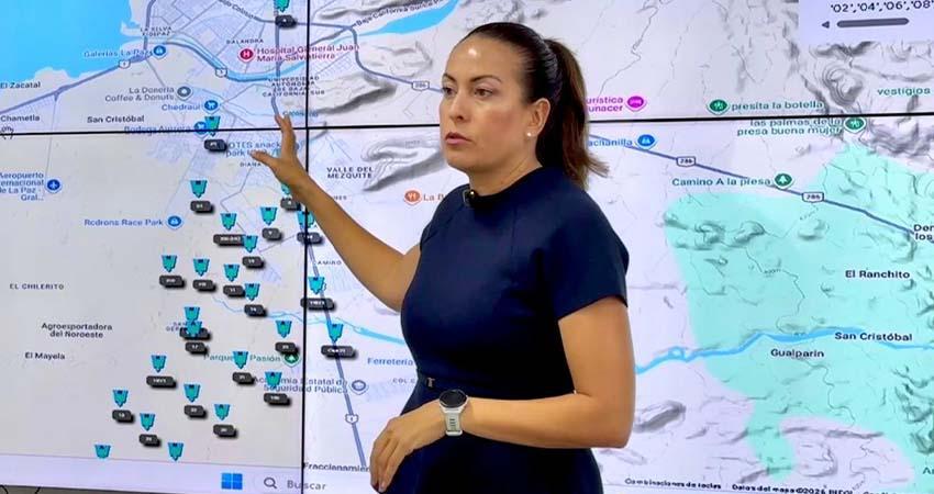 Milena Quiroga: En La Paz hemos acabado con el huachicoleo, tomas clandestinas y fallas en la red de agua