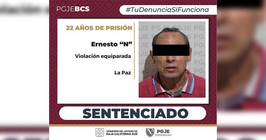Pasará 22 años en prisión Ernesto “N” por el delito de violación equiparada agravada