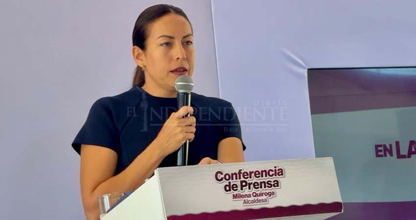Sin reportes de falta de agua en El Esterito: Milena Quiroga