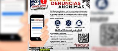 Fiscalía Anticorrupción de BCS presenta un nuevo sistema de denuncias anónimas