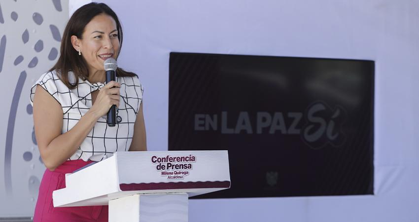 Milena Quiroga: Los retos en La Paz se atienden con resultados, no con desinformación