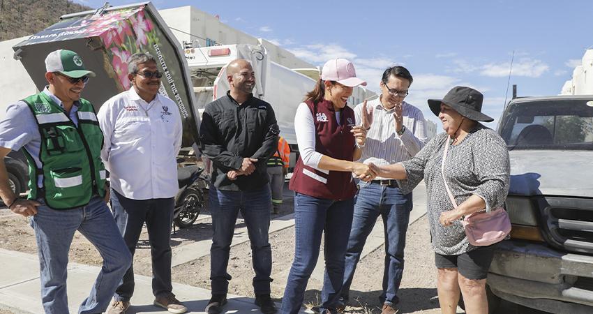 Gobierno de Milena Quiroga fortalece los servicios públicos con instalación de nuevos contenedores de basura