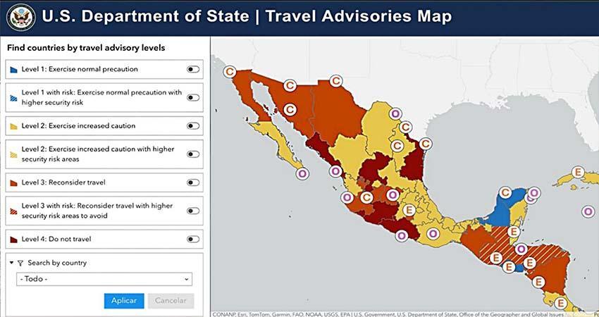 Estados Unidos emite alertas de seguridad para México a horas del inicio del Mundial