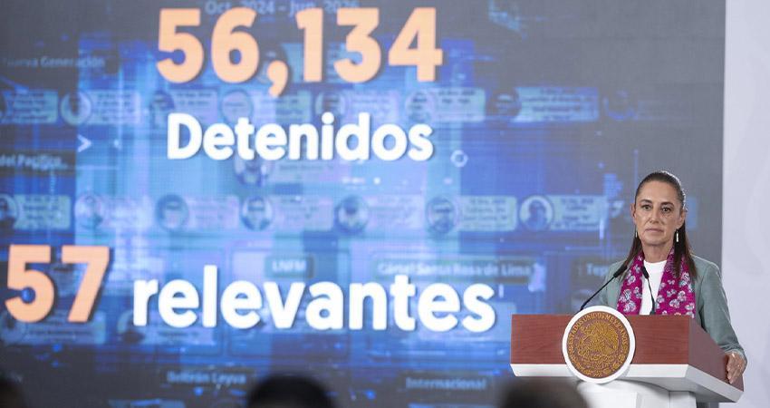 Sheinbaum: Gracias a la estrategia y a la honestidad, hay reducción de 46% en homicidios dolosos